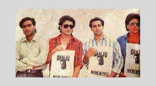 'Sanju' throwback: Salman Khan, Saif, Akshay Kumar, Ajay Devgn come together in vintage photo!