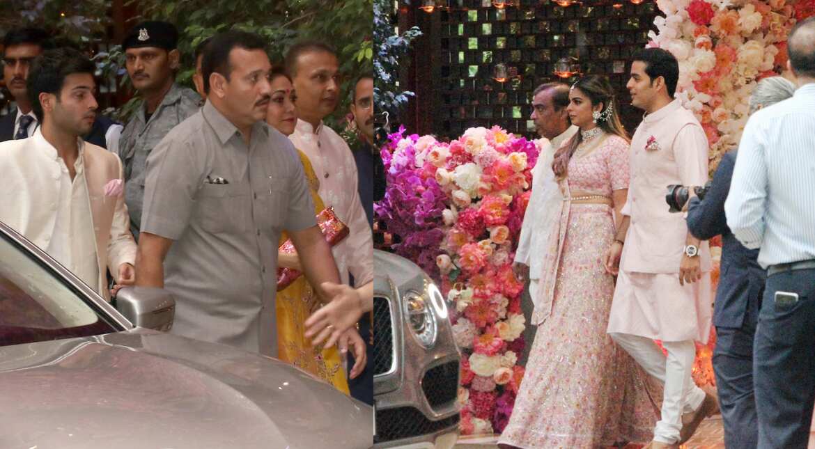 Akash Ambani-Shloka Mehta engagement party