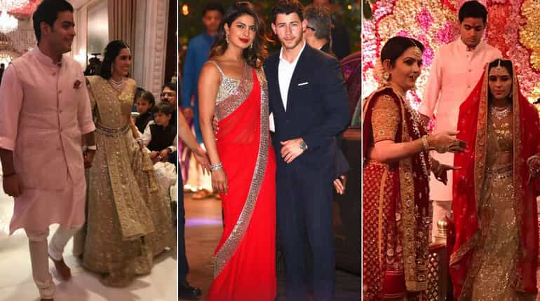 Priyanka Chopra, Nick Jonas steal limelight at Akash Ambani-Shloka Mehta engagement Priyanka Chopra, Nick Jonas steal limelight at Akash Ambani-Shloka Mehta engagement