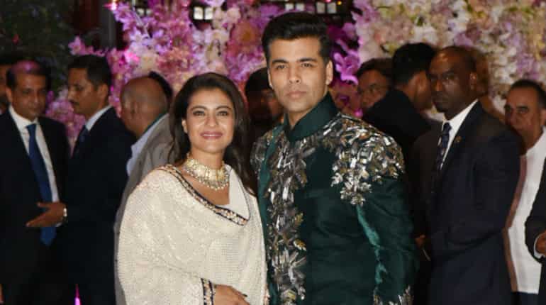 Kajol, Karan Johar patch up as they arrive for the Ambani party together Kajol, Karan Johar patch up as they arrive for the Ambani party together