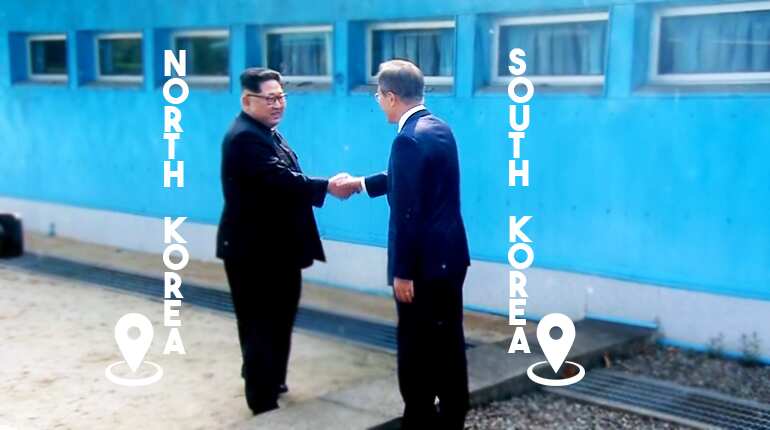 When Kim Jong-un crossed the Korean border