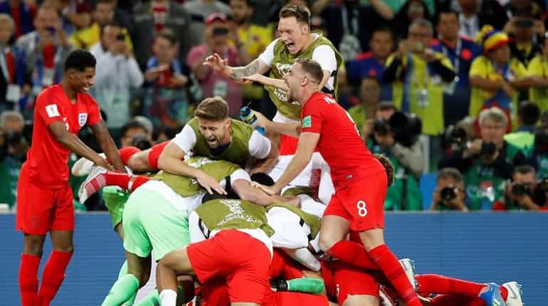 FIFA World Cup 2018: England beat Colombia on penalties to reach quarter-finals
