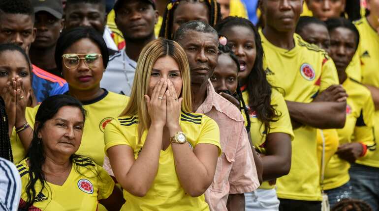 England-Colombia match