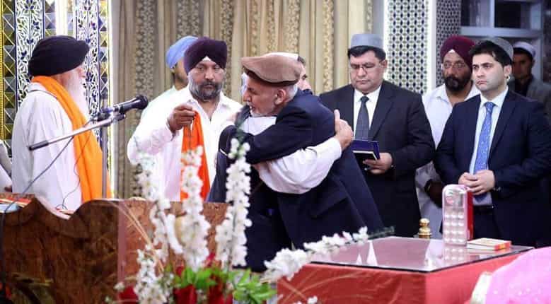 Afghan president Ashraf Ghani visits gurudwara to pay homage to Jalalabad attack victims Afghan president Ashraf Ghani visits gurudwara to pay homage to Jalalabad attack victims