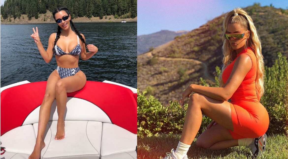 Kardashian stars enjoying the summer tan