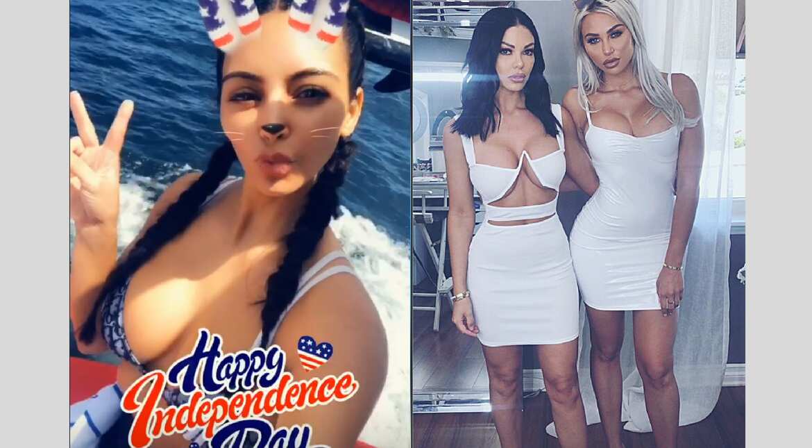 Kardashians stars celebrate the Independance Day in their casual way