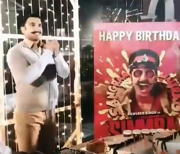 Ranveer Singh rang in 33rd birthday on 'Simmba' sets with three cakes and lots of Nutella jars