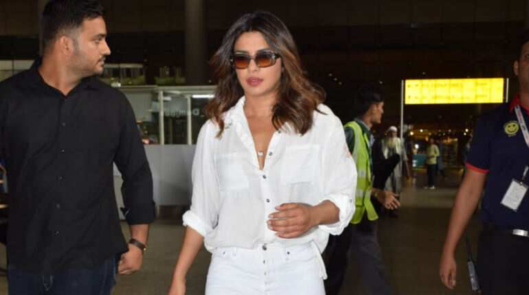 Priyanka Chopra is back in India again but without Nick Jonas