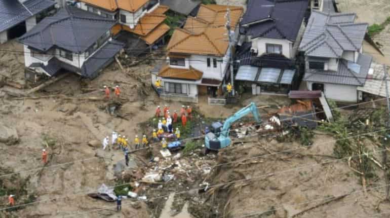 At least 38 killed, 50 missing as torrential rain pounds Japan At least 38 killed, 50 missing as torrential rain pounds Japan