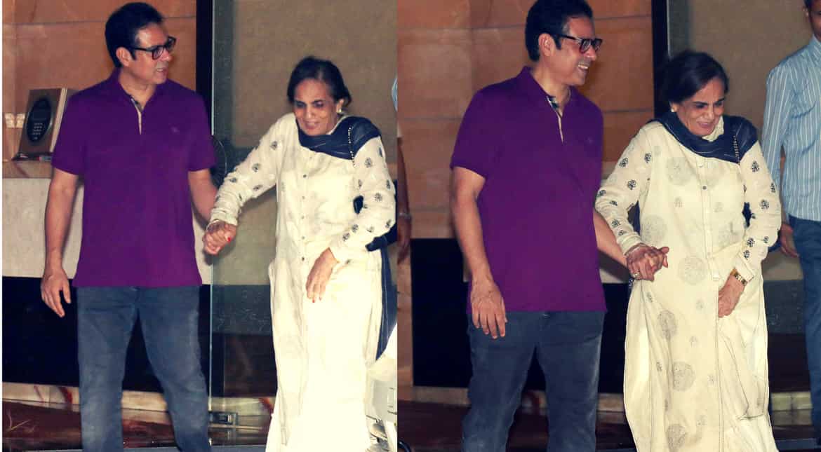 Sushila Charak Aka Salima Khan snapped with Atul Agnihotri