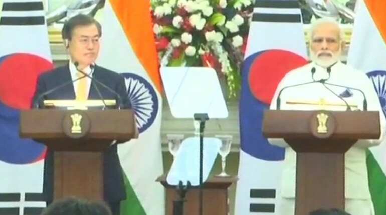 South Korea's participation in 'Make in India' mission has created many jobs: PM Modi South Korea's participation in 'Make in India' mission has created many jobs: PM Modi