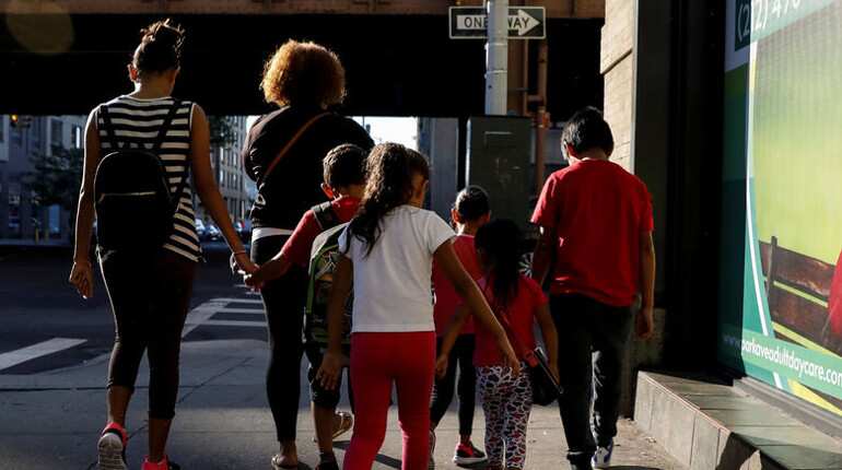 Number of migrant children at Mexico-US border increases nine-fold this year
