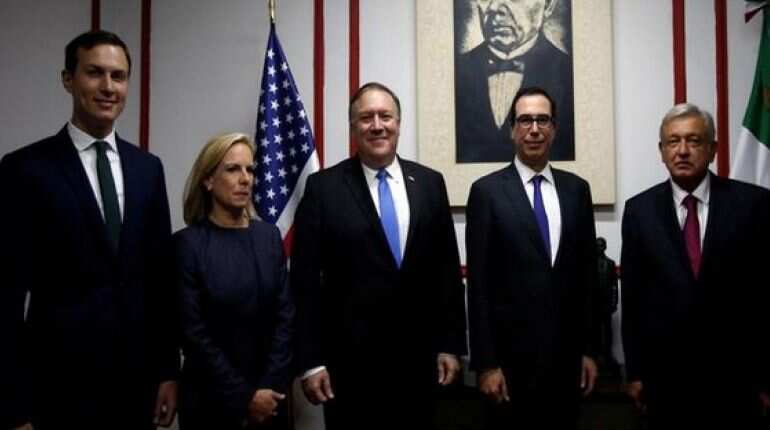Team Trump plays nice in first visit to Mexico president-elect