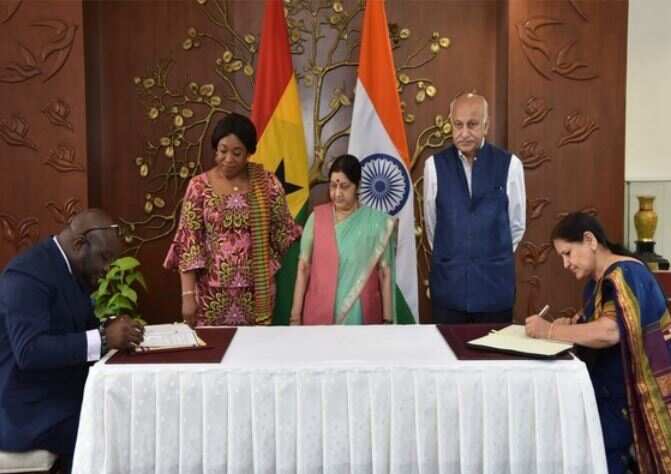 India, Ghana ink 2 MoUs to enhance bilateral ties