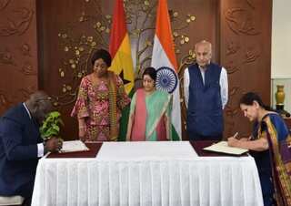 India, Ghana ink 2 MoUs to enhance bilateral ties