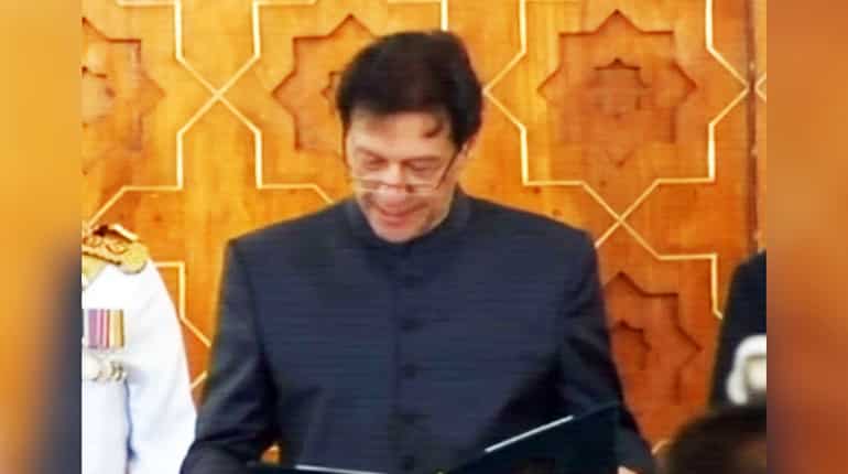 Watch: Pakistan PM Imran Khan fumbles 'twice' during the oath ceremony