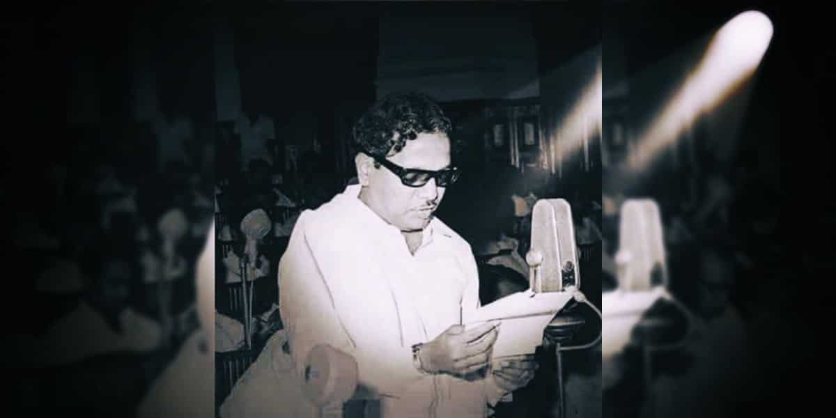 Karunanidhi: The poet, screenplay writer who wrote politically strong dialogues Karunanidhi: The poet, screenplay writer who wrote politically strong dialogues