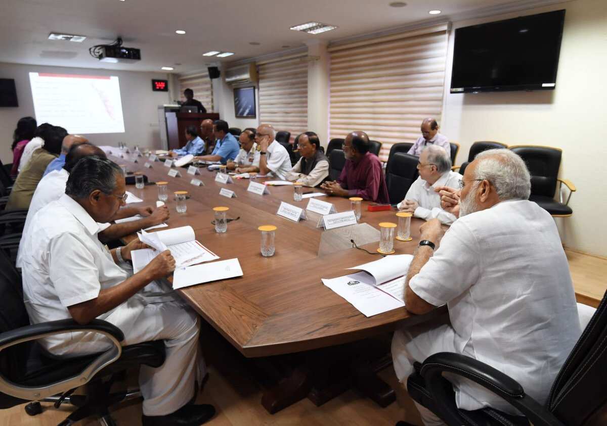 Kerala floods: Modi announces interim relief of Rs 500 crore against State's request of Rs 2000 crore Kerala floods: Modi announces interim relief of Rs 500 crore against State's request of Rs 2000 crore
