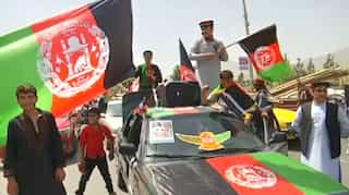 Taliban flags proliferate as Afghan tricolour becomes resistance symbol