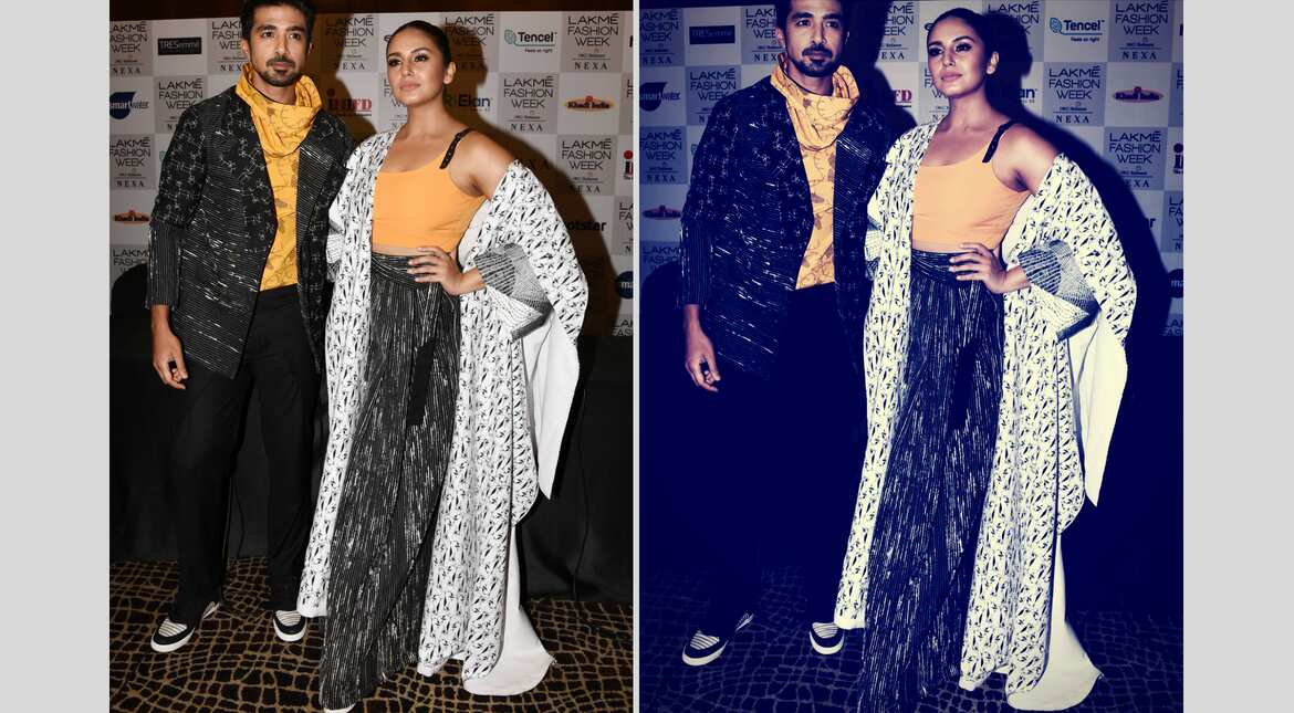 Huma Qureshi and Saqib Saleem