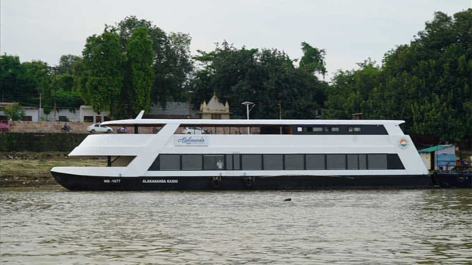 UP chief minister inaugurates 5-star cruise line Alaknanda in Varanasi UP chief minister inaugurates 5-star cruise line Alaknanda in Varanasi