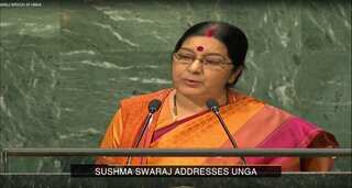 Kashmir is integral to India, Pakistan in denial: India's foreign minister Sushma Swaraj at UNGA