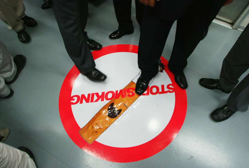 Every cigarette rots you, inside out