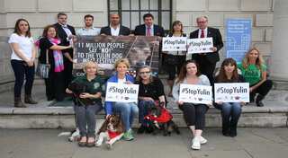 Just say no: Protesters against China dog meat festival deliver petition with 11 million signatures to authorities