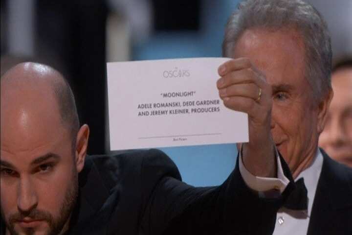 The Oscar goes to La La.... Uhh, Moonlight