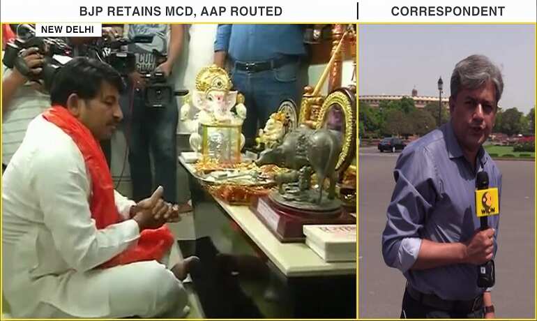 BJP sweeps Delhi municipal elections BJP sweeps Delhi municipal elections