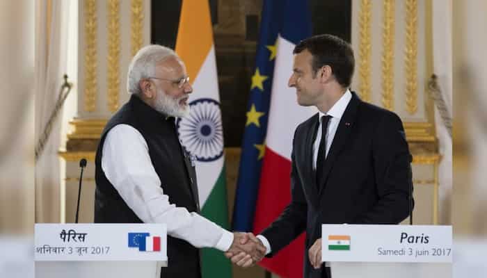 Indian PM Modi and French President Macron address media after holding talks