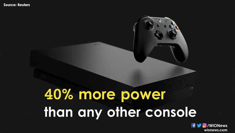 Xbox One X: Microsoft unveils new video game console; to go on sale from November 7 Xbox One X: Microsoft unveils new video game console; to go on sale from November 7