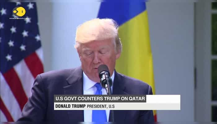 US government counters Trump on Qatar