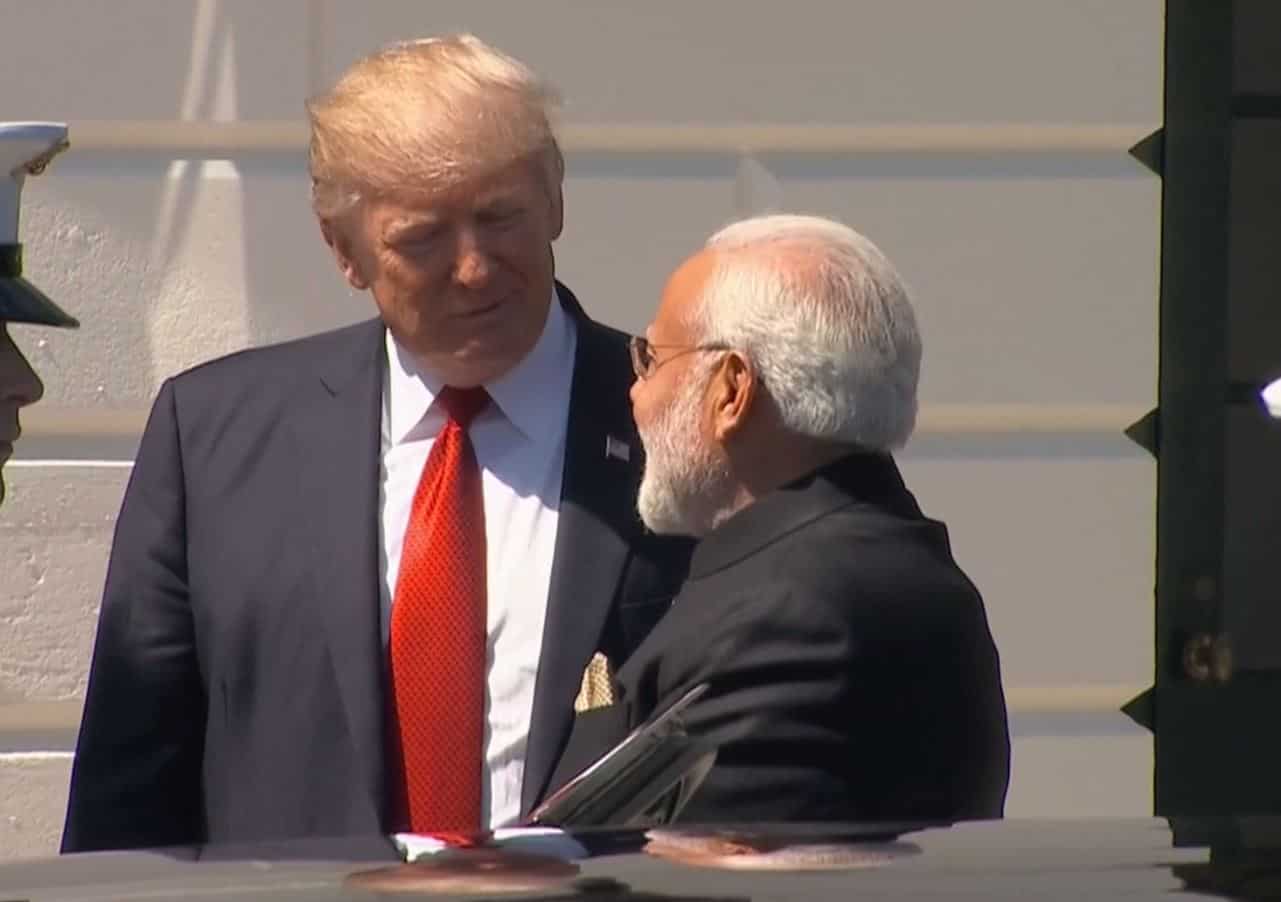 Watch: POTUS welcomes PM Modi at White House, says India doing well economically