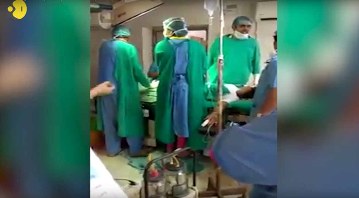 Watch: Baby dies as doctors in Jodhpur hospital fight while operating on pregnant woman