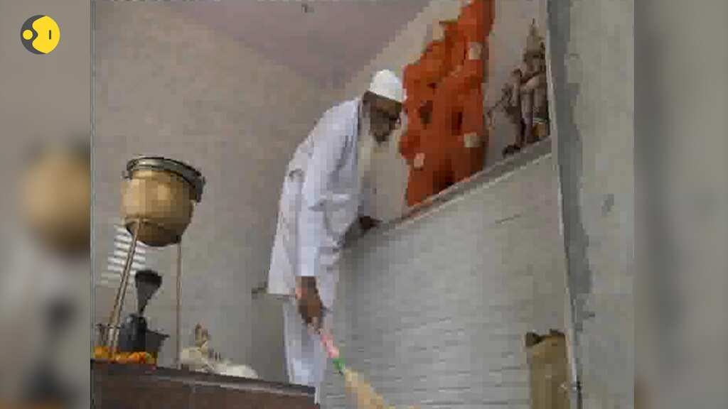 Watch: How Muhammad Hussain takes care of Hindu temple in Agra