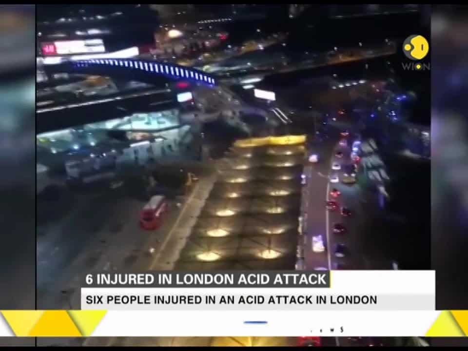 6 injured in an acid attack in London, 1 arrested on suspicion - World News