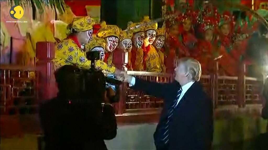 Watch: Trump, Xi watch Chinese opera in Beijing