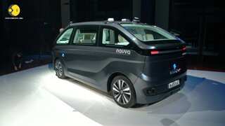 Watch: French startup Navya unveils 'first taxi-robot'