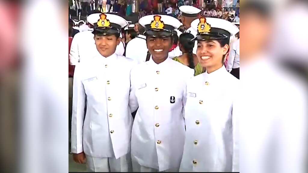 Watch: Indian Navy gets its first woman pilot