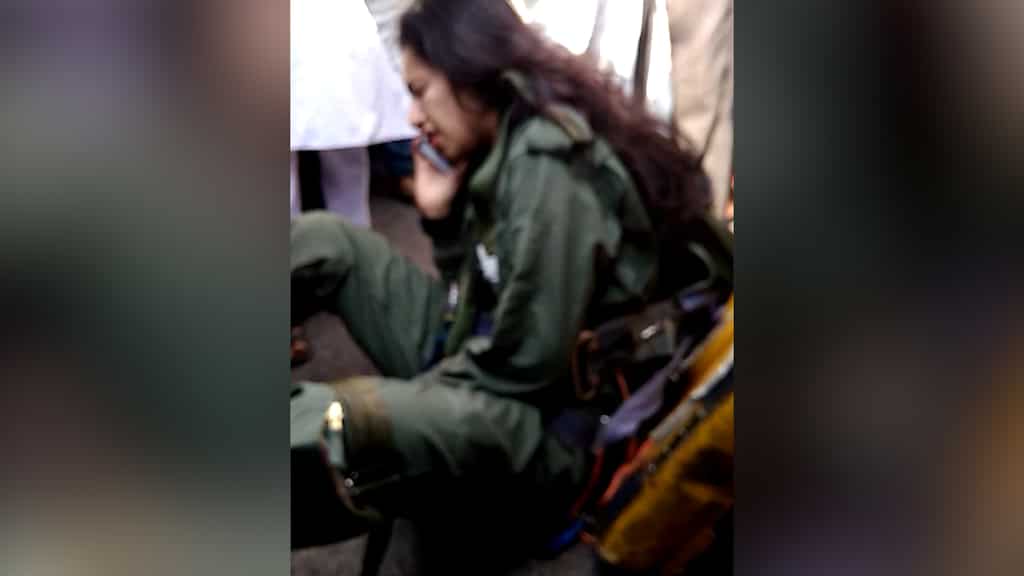 Watch: Woman pilot ejects safely as Air Force trainer aircraft crashes in Telangana