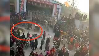 Watch: Tiger escapes from circus show in China