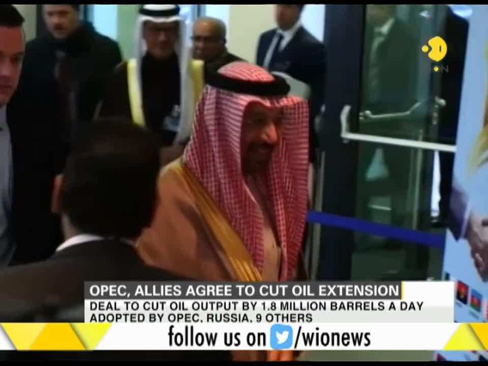 OPEC, allies agree to cut oil extension to end of 2018 - World News