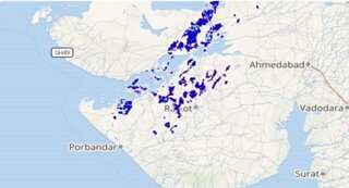Watch: Heavy rains in Valsad, Ahmedabad as Cyclone Ockhi heads to Gujarat