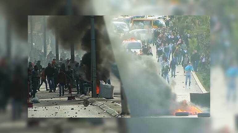 Watch: After Trump's Jerusalem announcement, Palestinians clash with Israeli forces in West Bank