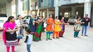 Watch: Garba, drum beats during Gujarat poll 'festival'