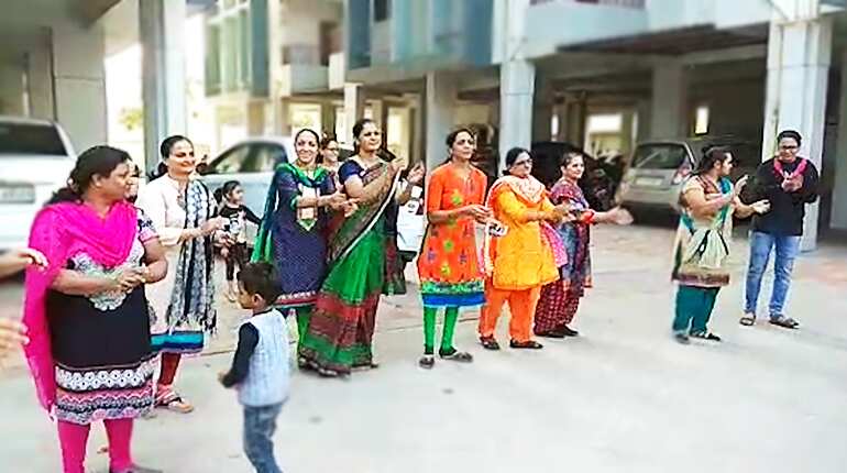 Watch: Garba, drum beats during Gujarat poll 'festival'