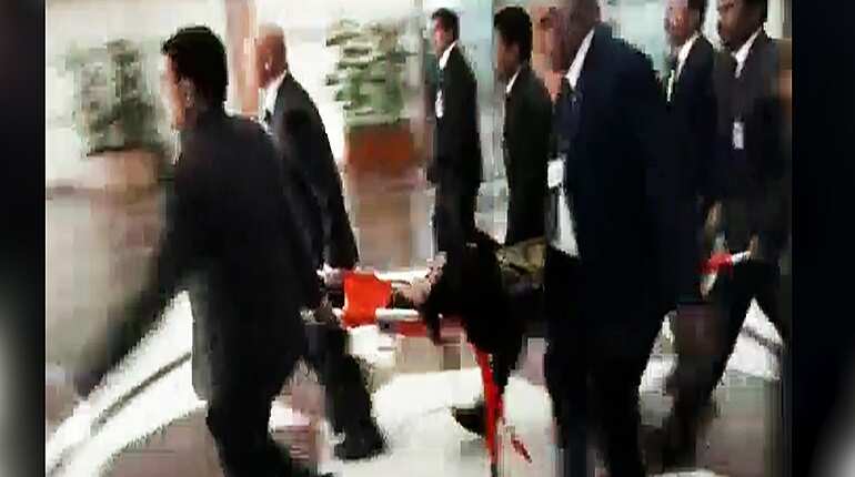 Watch: Agriculture minister falls ill during BJP's parliamentary party meeting