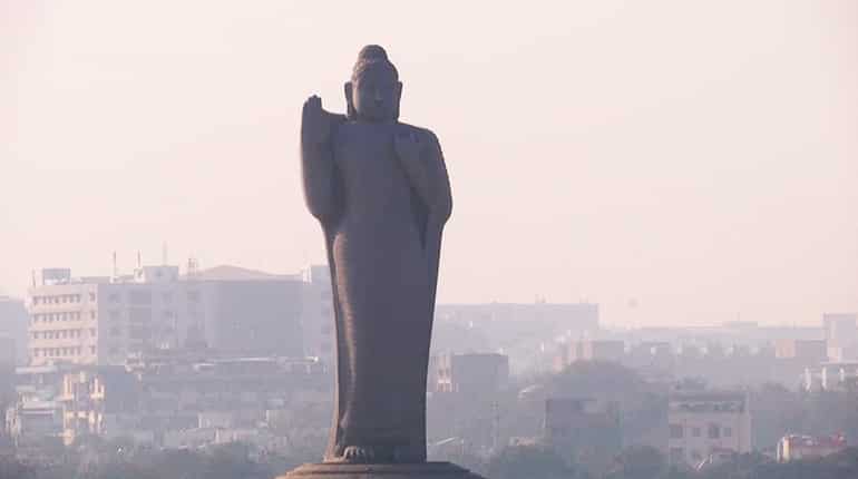 Watch: 'Rock of Gibraltar' Lord Buddha statue major tourist attraction in Hyderabad Watch: 'Rock of Gibraltar' Lord Buddha statue major tourist attraction in Hyderabad