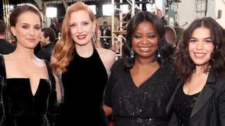 Golden Globes 2018 Updates: Dressed in black, Hollywood stars have a message